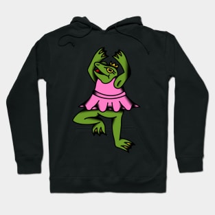 Ballerina Frog Hoodie